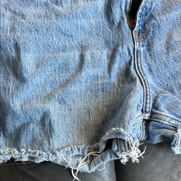 Abercrombie & Fitch Light Blue Jean Shorts - Picture 4 of 8